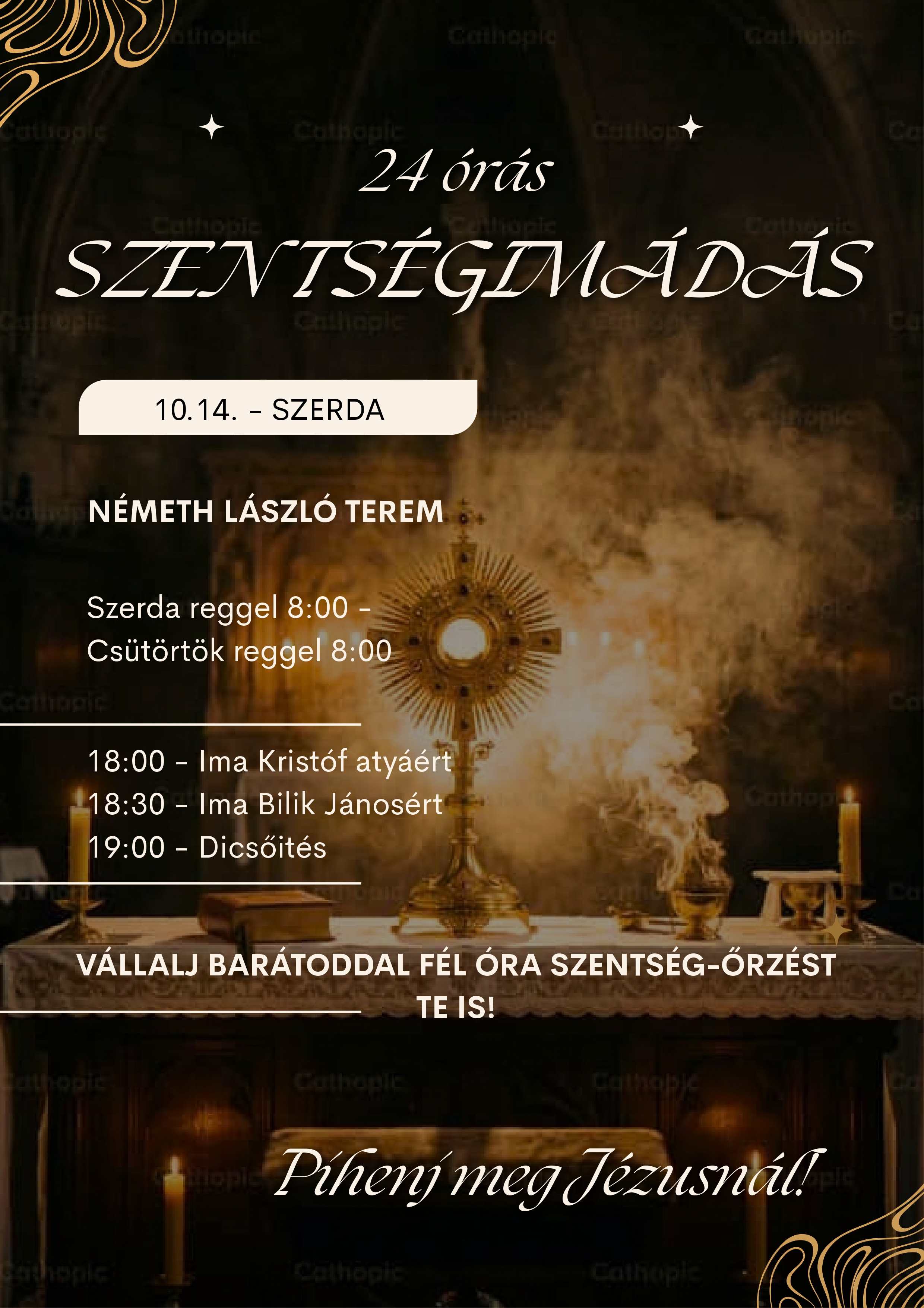 24 órás szentségimádás